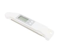 Thermomètre à Sonde Cuisine Pliable Numérique, Blanc, ABS | Mesure Digitale, Format Stylo Pratique, Rangement Facile, pour Lait et Thé, Usage la Cuisine