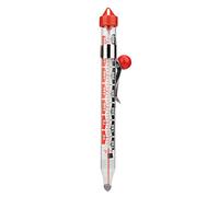 Thermomètre à sucre alimentaire double affichage tube en verre 25 à 200 degrés idéal pour confitures pâtisserie et cuisine précision professionnelle avec suspension acier inoxydable