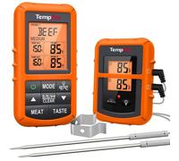 Thermomètre à viande à double sonde, sans fil, numérique, avec une portée de 300 mètres