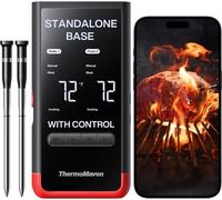 Thermomètre à viande Bluetooth intelligent et sans fil avec 6 capteurs et une portée WLAN illimitée