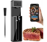 Thermomètre à viande Bluetooth - Thermomètre à viande sans fil - Thermomètre à viande pour four - Thermomètre à viande avec application et fonction Bluetooth