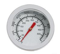 Thermomètre à viande en acier inoxydable 5 cm Affichage rond | Plage de mesure 100-1000 °F, idéal pour les barbecues, haute résistance à la chaleur, boîtier robuste