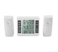 Thermomètre à viande intelligent sans fil 5.3 pour griller four friteuse à air - Sonde à lecture rapide avec alarme moniteur de température des aliments de cuisine blanc