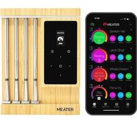 Thermomètre à viande intelligent WLAN avec sondes avancées - Bluetooth sans fil, adapté au barbecue, au four, au fumoir, à la friteuse à air chaud et à la friteuse
