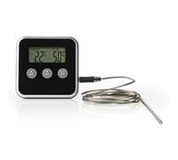 Thermomètre à Viande | Nedis | KATH105BK |Argent / Noir Noir / Argent G