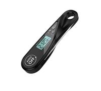 Thermomètre à Viande Numérique Pliable pour Cuisson Rapide ±1°c | Sonde Longue en Acier Inoxydable, Arrêt Automatique, Insertion Facile, Noir, pour Grillades et Cuisson