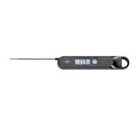 Thermomètre à viande numérique, rechargeable par secousse, 30 cm / Kuchenprofi