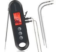 Thermomètre à viande précis avec 2 sondes externes pour le barbecue et la cuisine