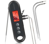 Thermomètre à viande sans fil barbecue - Sondes 2 - Bluetooth - Application - Aimant et crochet
