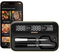 Thermomètre à viande sans fil, connectivité WiFi et Bluetooth, étanche IP67, INT-12-BW