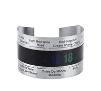 Thermomètre à Vin Capteur de Température de Vin Rouge Thermomètre Numérique LCD en Acier Inoxydable pour Le Vin de Bière Homebrewing Champagne et Whisky
