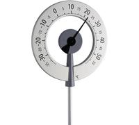 TFA Lollipop - Thermomètre - Analogique - Argenté, anthracite avec pointeur noir