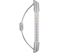 Orion Thermomètre de fenêtre et jardin 24 cm - Analogique - Argenté
