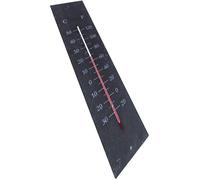 Thermomètre - Ardoise - Mesure la température extérieure - Double échelle Celsius et Fahrenheit