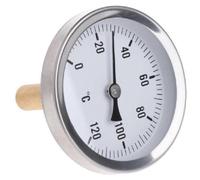 Thermomètre avec cadran de 63 mm pour liquides, eau et huile
