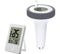Thermomètre barométrique avec affichage LCD de la température, pour usage intérieur et extérieur