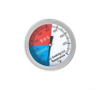 Thermomètre BBQ Acier Inoxydable Grand pour cadran 52mm Thermomètre | Grand pour cadran 52mm, lecture pour facile à travers la vitre, plage 100-550°F, pour idéal four et grill