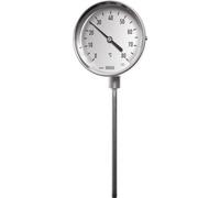 Thermomètre bimétallique en acier inoxydable 0 à +120°C Cabinet 100mm 160mm Fond de tige