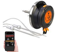 Rosenstein & Söhne Thermomètre connecté pour barbecue avec 2 capteurs DGT-50.app