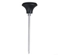 Thermomètre Cuisine Acier pour Café et pour lait - Lecture Instantanée Précise Sonde 13cm pour idéal pour cappuccino pour latte Chocolat Chaud Mesure Température 0-220°F(Black)