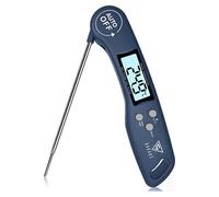 Thermometre Cuisine avec écran LCD pour Viande, BBQ, Steak, Huile, Lait, Vin bleu marin