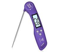 Thermometre Cuisine avec écran LCD pour Viande, BBQ, Steak, Huile, Lait, Vin violet