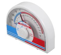 Thermomètre D'ambiance Portable à Cadran Analogique, Mural et Bureau | Lecture Rapide et Précise, Plastique Métal, pour Maison, Bureau, Balcon, Terrarium, Usage Toute L'année
