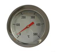 Thermomètre de barbecue 0-500 °C pour four à pizza et barbecue | Large plage de mesure de 0 à 500 °C, idéal pour rôtir et cuire, haute précision, design durable