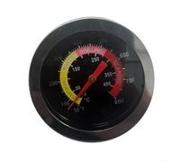 Thermomètre de barbecue 52 mm rond analogique précis pour four à pizza - Thermomètre à rôtir en acier inoxydable résistant à la chaleur jusqu'à 260 °C