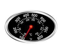 Thermomètre de couvercle de gril remplacement, indicateur chaleur, Compatible avec les barbecues 720-0697 720-0737 -0830H -0888