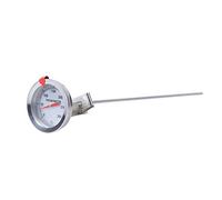 Thermomètre De Cuisine, 12"Longue Cuisine en Acier Inoxydable Cuisine Thermomètre à Sonde avec Clip pour BBQ Food Meat Homebrew Vin Bouilloire