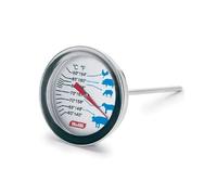 Ibili Thermomètre de cuisine à piquer 743402 – Sonde inox pour viandes 16 cm