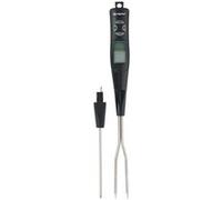 Thermomètre de Cuisine Électronique Embouts Interchangeables avec Alarme Cuisson Alpina Noir / Argent Argent