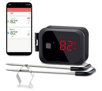 Thermomètre de Cuisine INKBIRD IBT-2X Bluetooth Avec 2 Sondes Thermomètre Cuisson Barbecue Four Fonction de Minuterie et d'alarme