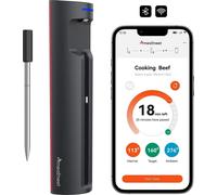 Thermomètre de cuisine Meatmeet Pro Smart Application Bluetooth Barbecue Four Fumoir - Noir