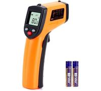 Thermomètre de cuisine - MINGMEI - Infrarouge Laser -50°C à 400°C - Écran LCD Rétroéclairé - Mesure Sans Contact