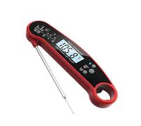 Thermometre De Cuisine, Termometre Cuison, Précision ±0,5°c, Thermometre Viande, Lecture Instantanée En 0,8s, Avec écran Lcd Et Calibration, 110mm Pliable Sonde, Pour Cuisson, Viande, BBQ