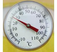 Thermomètre de cuisson à grand cadran en inox