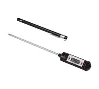 Metaltex - Thermomètre à sonde électronique, Noir/Argent