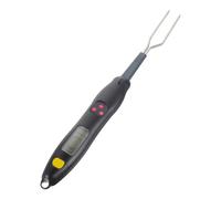 Thermomètre de Cuisson pour Barbecue Extérieur Numérique Modèle 206 | Mesure de Température, Affichage Lisible, Acier Inoxydable et Abs, 2 Piles Aaa Requises Non Incluses