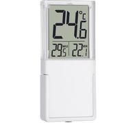 TFA Dostmann Thermomètre de fenêtre Vista 30.1030, numérique, résistant aux intempéries, blanc