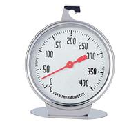 Thermomètre de four 0-400 ° C, thermomètre de four en acier inoxydable avec grand cadran, jauges de température fournitures de cuisson