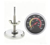Thermomètre de four, 50-400 ℃ - Thermomètre de cuisson en métal M10 avec cadran, lecture instantanée - Indicateur de température pour barbecue, fumoir, friteuse et pâtisserie