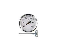 Thermomètre de four à bois barbecue avec sonde en acier 30 cm, température max 500 °C