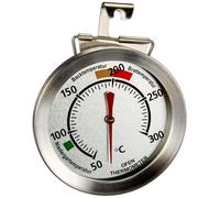 Thermomètre de four, de 50 à 300 °C, en acier inoxydable, avec crochet et support