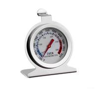 Thermomètre de four en acier inoxydable avec grand écran, jauge de cuisson pour rôtir et griller, outil de cuisine de haute précision de 37,8 °C à