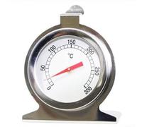 Thermomètre de four en acier inoxydable de 0 à 300 °C - Grand cadran - Jauge de température de cuisson pour la cuisson des grillades et rôtir des aliments