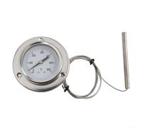 Thermomètre de four industriel 0-600 °C Sonde en acier inoxydable Câble de 1,5 m pour la surveillance du barbecue de cuisine