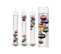 Thermomètre de galilée en verre 27 cm