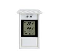 Thermomètre de jardin Thermomètre intérieur et extérieur,Thermomètre numérique avec min-max